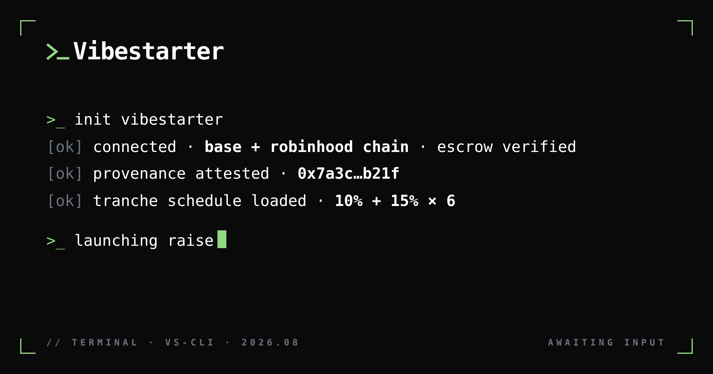 Terminal / dark banner